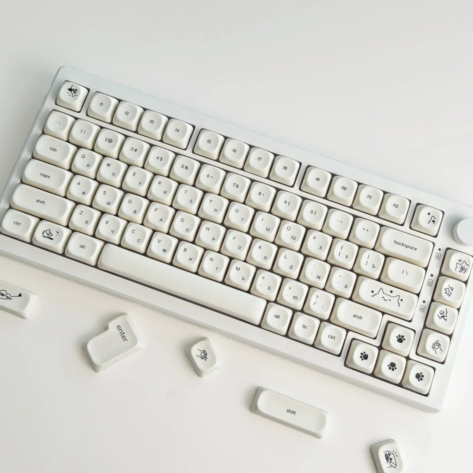 Harmonie des touches et du clavier