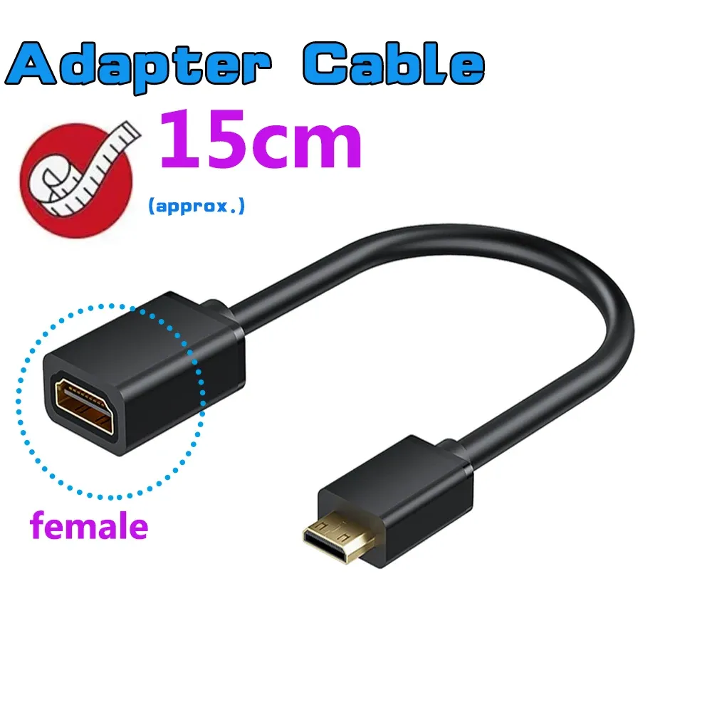 Câble Mini HDMI 4K 60Hz HDmatters HDMI 2.0, Adaptateur Convertisseur Mini HDMI vers HDMI pour Tablette, Caméscope, Ordinateur Portable et Appareil Photo Reflex Numérique 7
