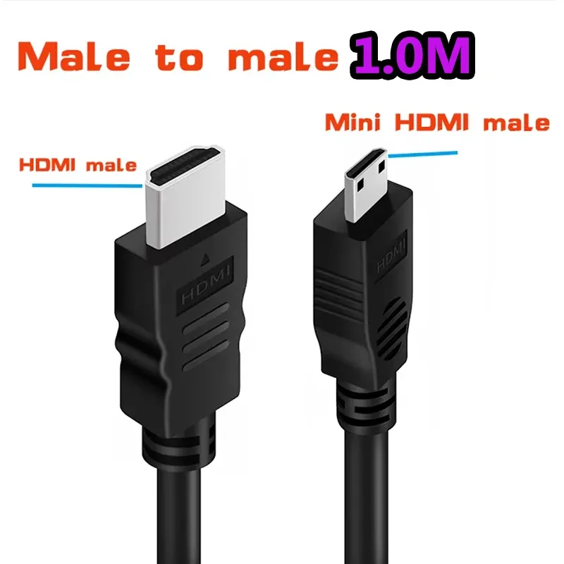 Câble Mini HDMI 4K 60Hz HDmatters HDMI 2.0, Adaptateur Convertisseur Mini HDMI vers HDMI pour Tablette, Caméscope, Ordinateur Portable et Appareil Photo Reflex Numérique 11