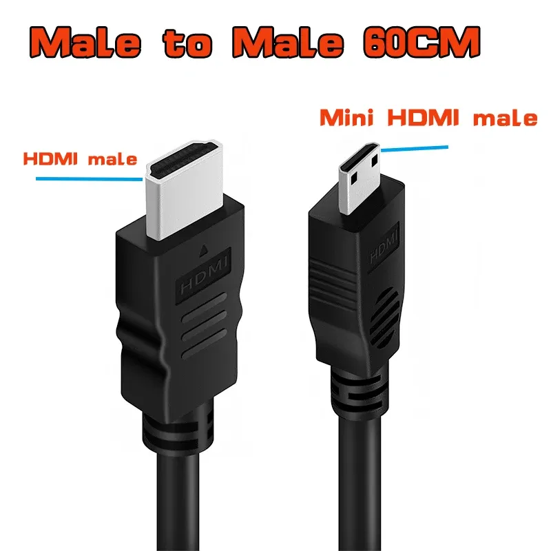 Câble Mini HDMI 4K 60Hz HDmatters HDMI 2.0, Adaptateur Convertisseur Mini HDMI vers HDMI pour Tablette, Caméscope, Ordinateur Portable et Appareil Photo Reflex Numérique 9