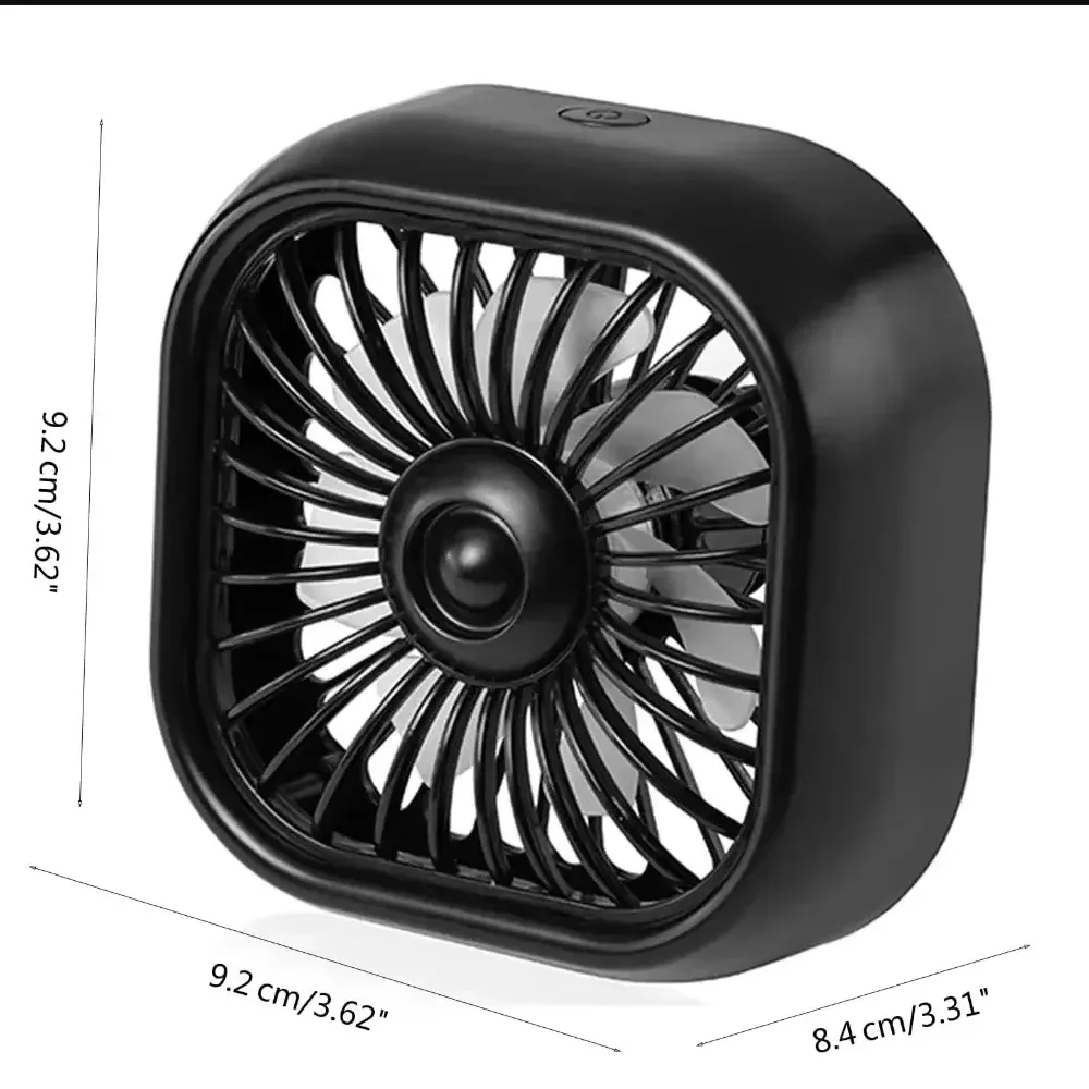 Mini ventilateur USB pour voiture, détail du design