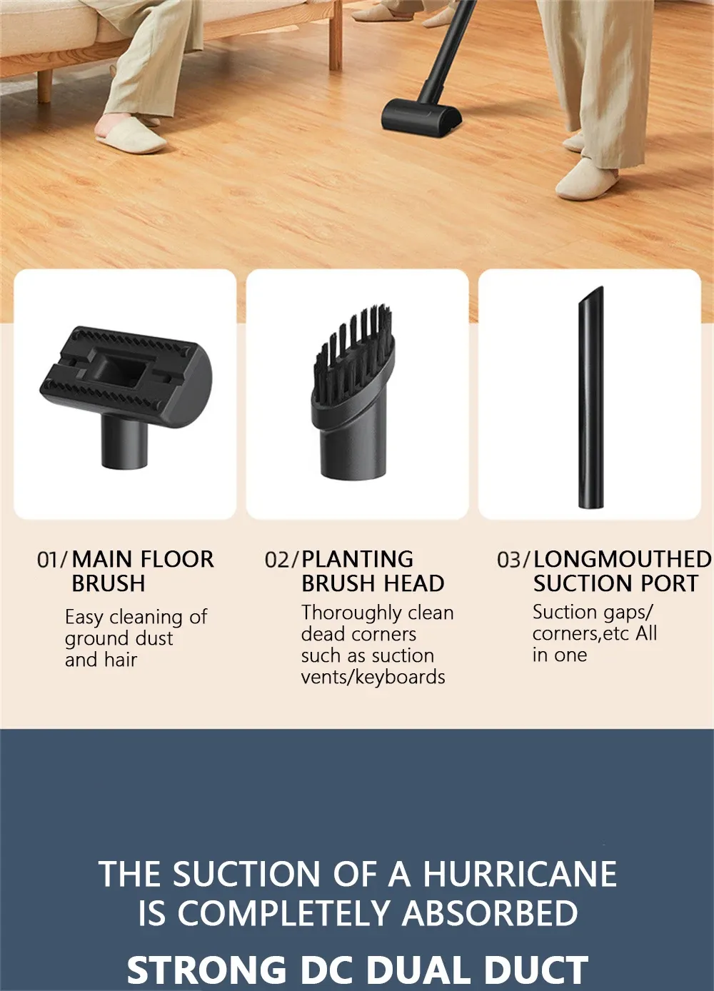 Mini aspirateur sans fil, entretien pour les animaux