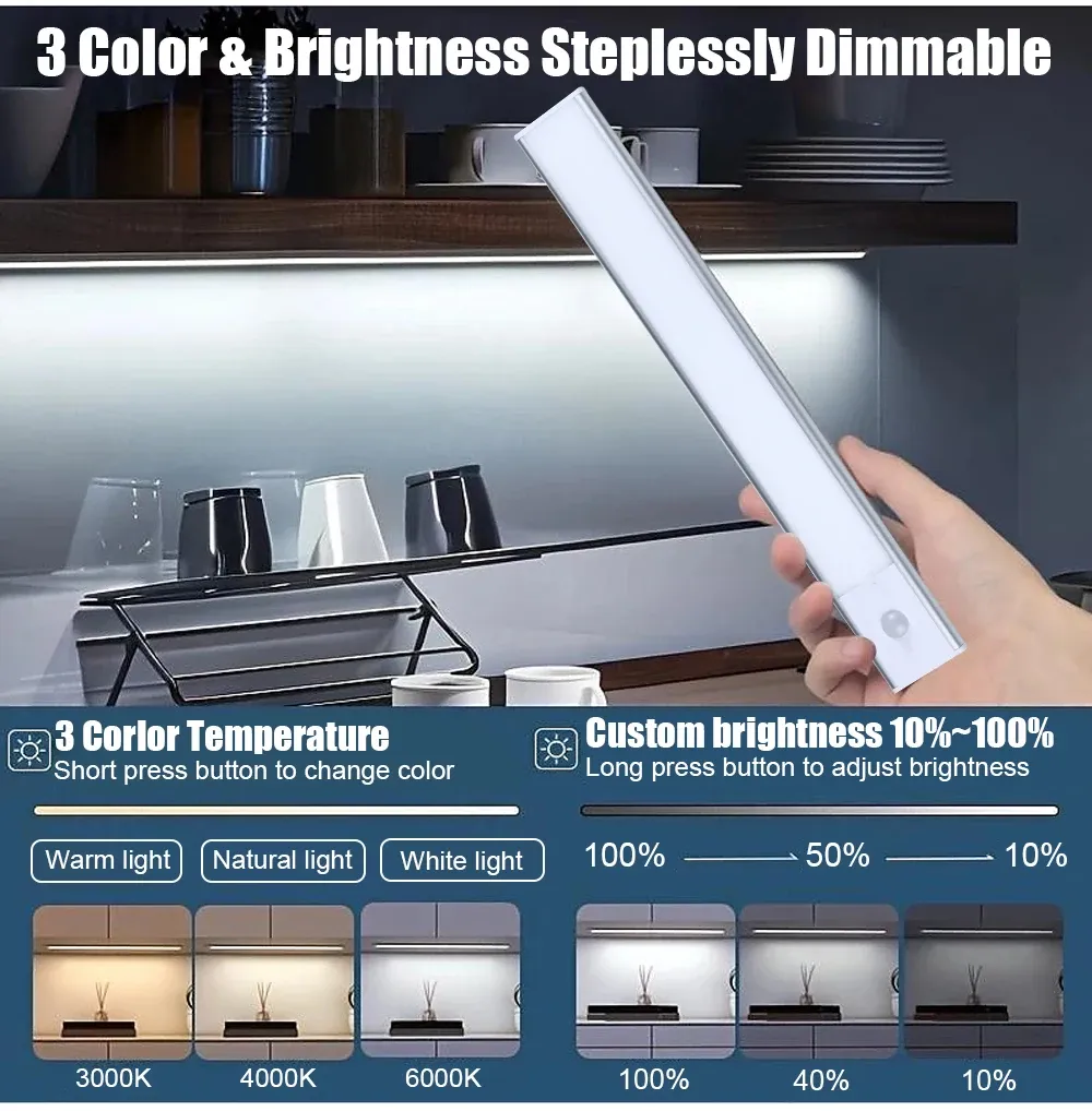 Lampe LED portable utilisée dans une chambre à coucher
