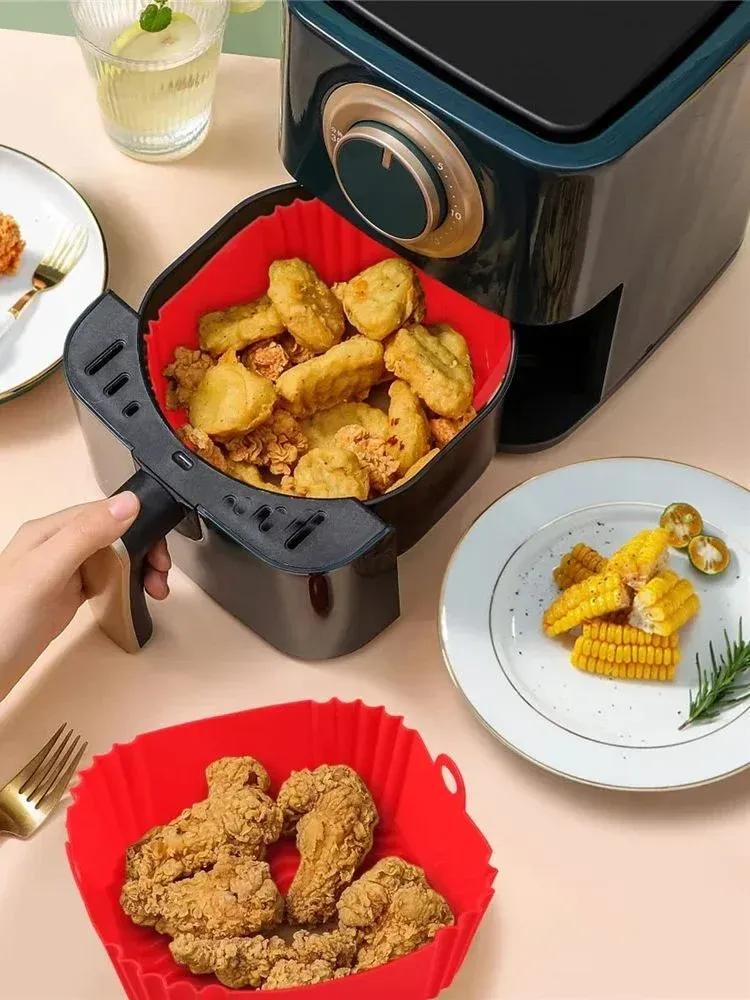 Accessoire de revêtement en silicone pour friteuse à air