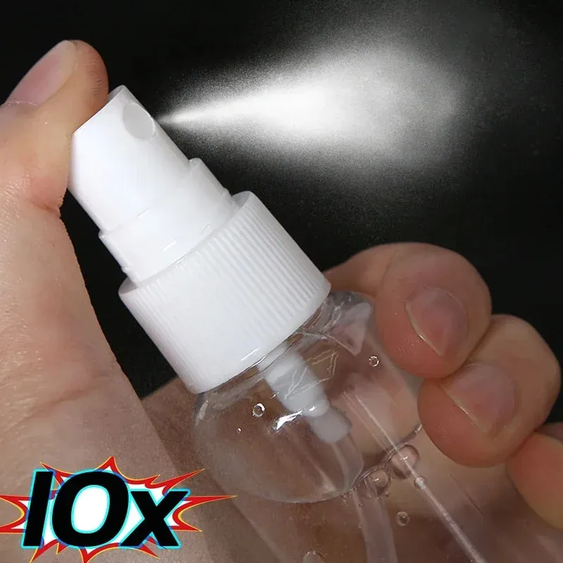 Flacon pulvérisateur portable en plastique transparent pour plantes, 10 ml / 20 ml / 50 ml / 100 ml / 150 ml / 250 ml - Image 1