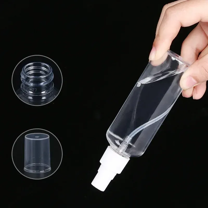 Flacon pulvérisateur portable en plastique transparent pour plantes, 10 ml / 20 ml / 50 ml / 100 ml / 150 ml / 250 ml 5