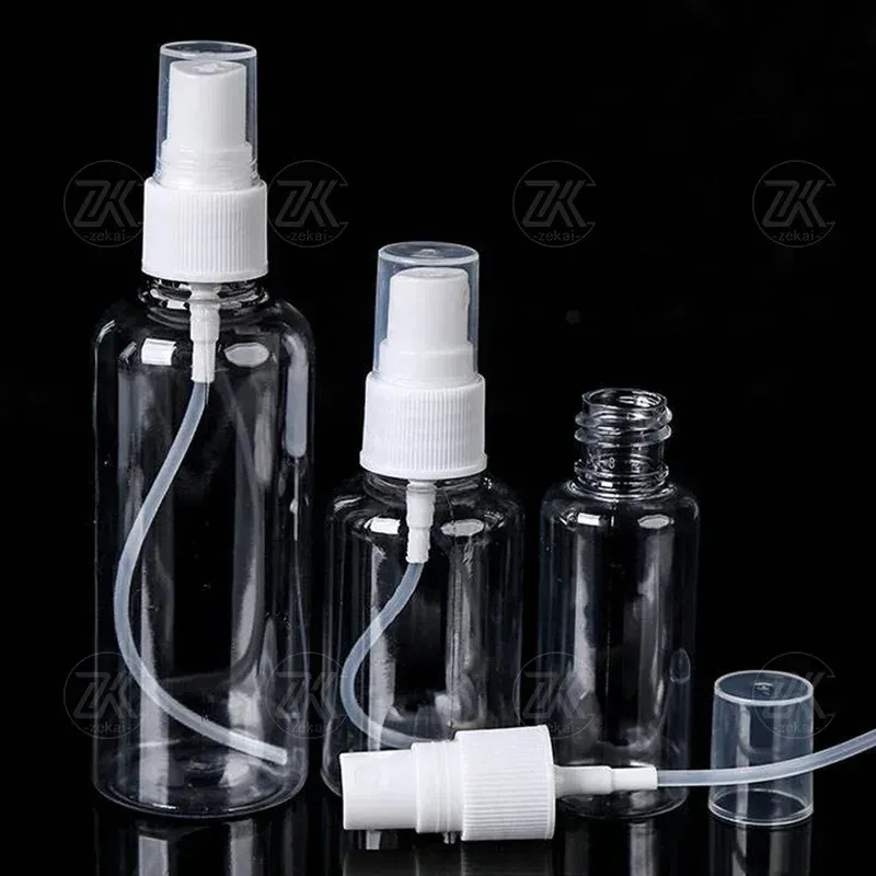Flacon pulvérisateur portable en plastique transparent pour plantes, 10 ml / 20 ml / 50 ml / 100 ml / 150 ml / 250 ml 6