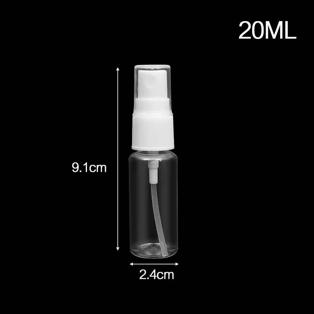 Flacon pulvérisateur portable en plastique transparent pour plantes, 10 ml / 20 ml / 50 ml / 100 ml / 150 ml / 250 ml 8