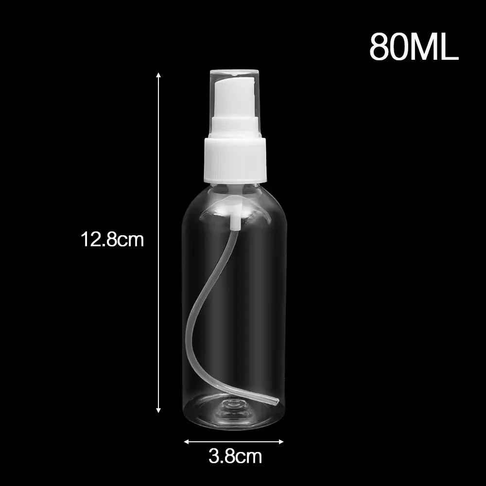 Flacon pulvérisateur portable en plastique transparent pour plantes, 10 ml / 20 ml / 50 ml / 100 ml / 150 ml / 250 ml 9