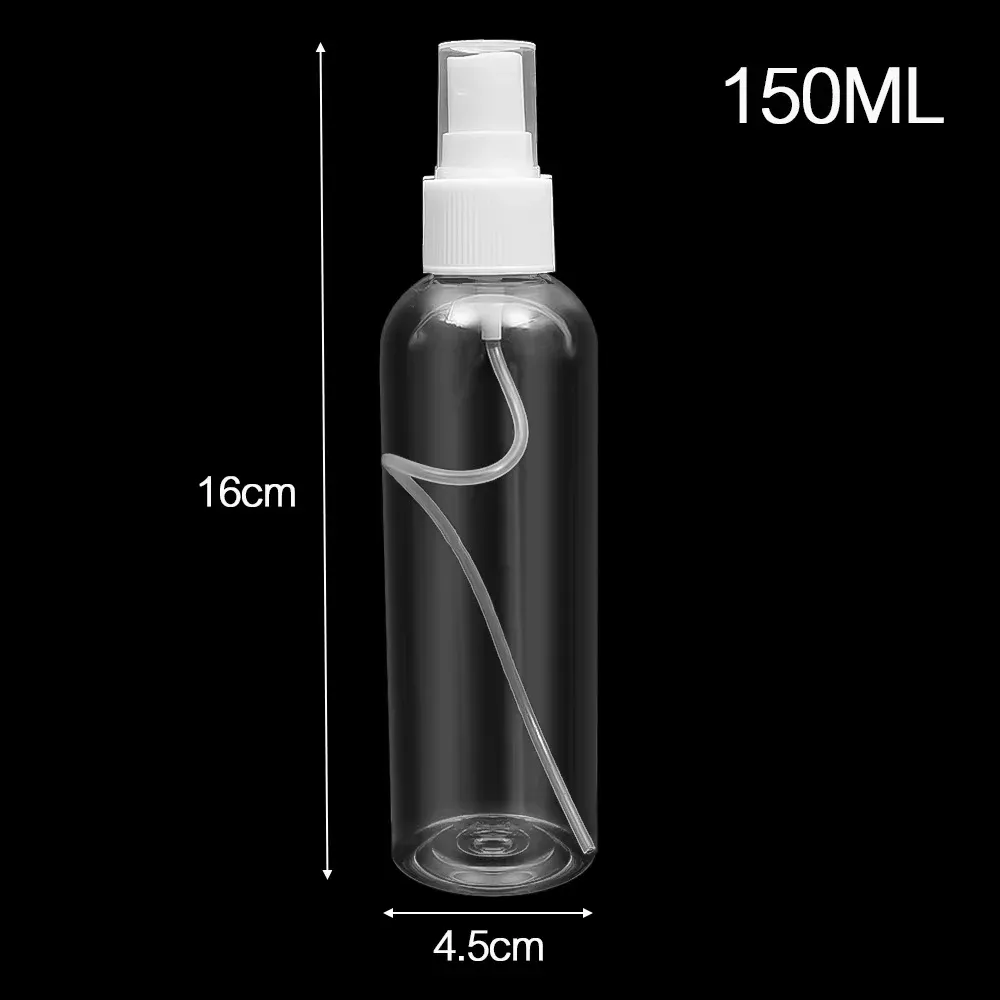 Flacon pulvérisateur portable en plastique transparent pour plantes, 10 ml / 20 ml / 50 ml / 100 ml / 150 ml / 250 ml 12