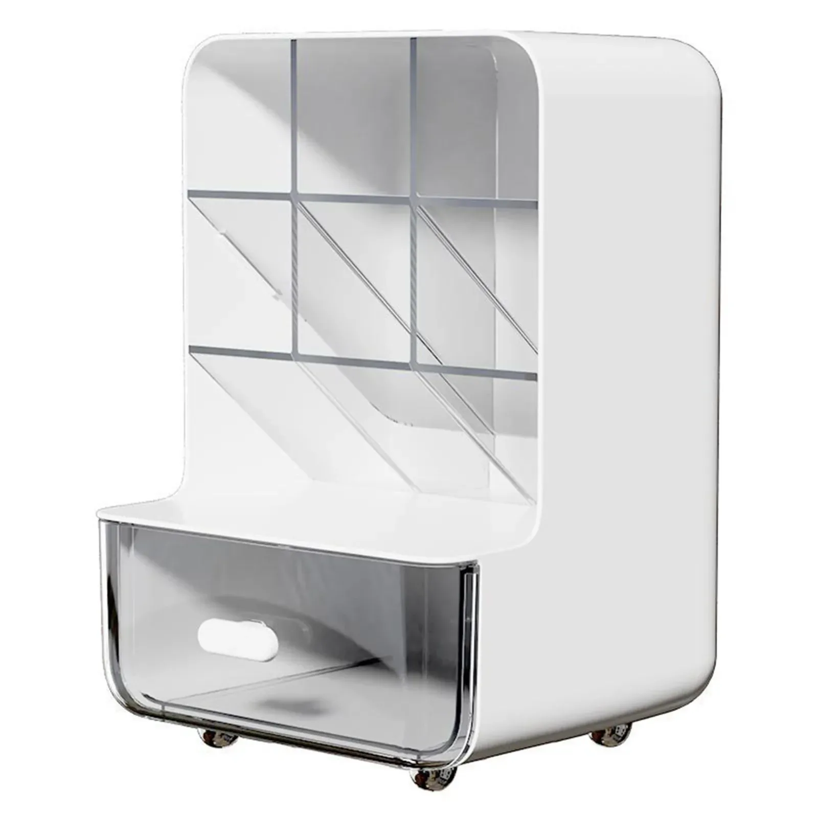 Organisateur de bureau transparent, pour la maison et l'école
