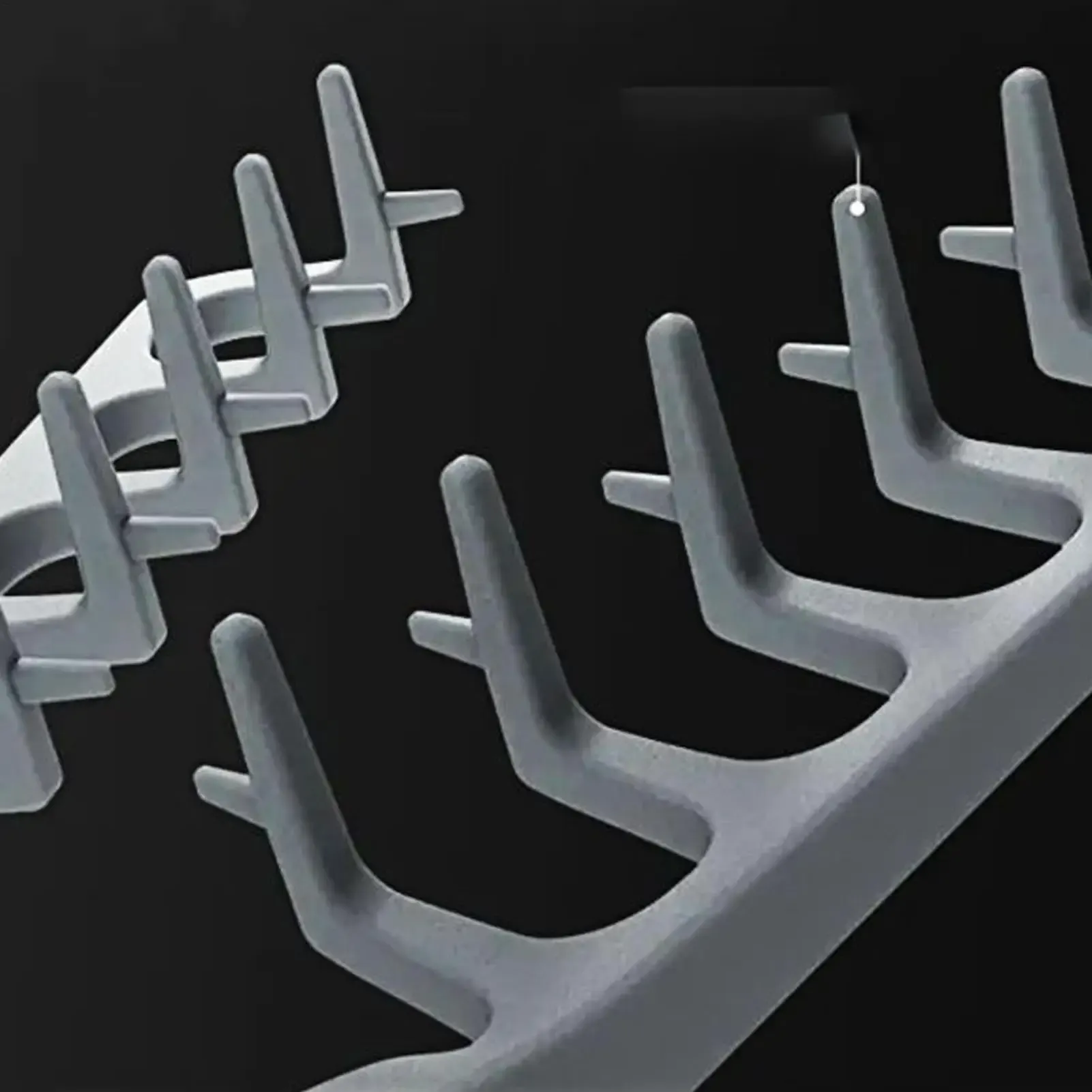 Peigne volumateur à dents larges pour cheveux 5