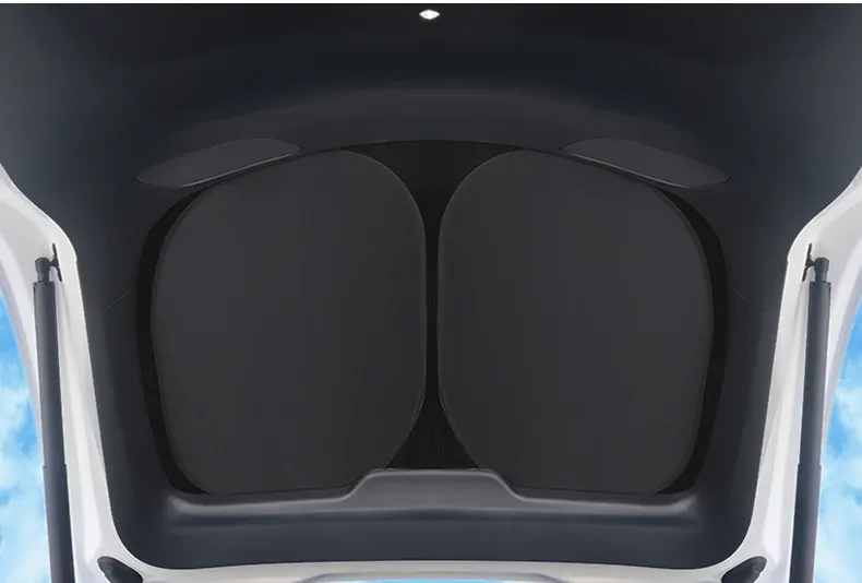 Pare-soleil finalisé pour une Tesla protégée