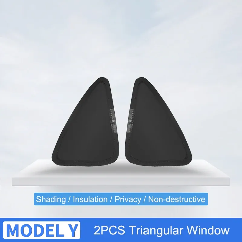 Pare-soleil de voiture pour Tesla Model 3 et Y (2017-2023) – Protection pour pare-brise avant et vitres latérales, store de confidentialité pour enfants 15