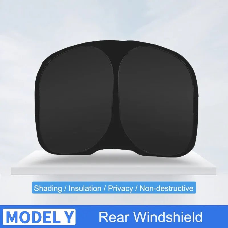 Pare-soleil de voiture pour Tesla Model 3 et Y (2017-2023) – Protection pour pare-brise avant et vitres latérales, store de confidentialité pour enfants 17