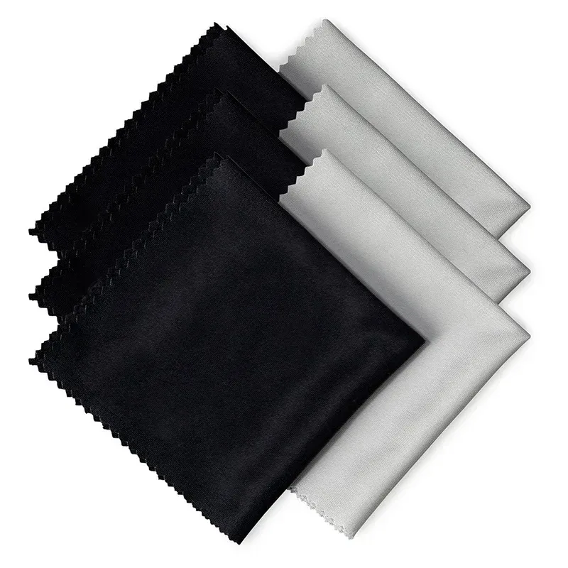 Lot de 10 chiffons de nettoyage en microfibre ultra-fine pour lunettes de soleil, double face velours 2