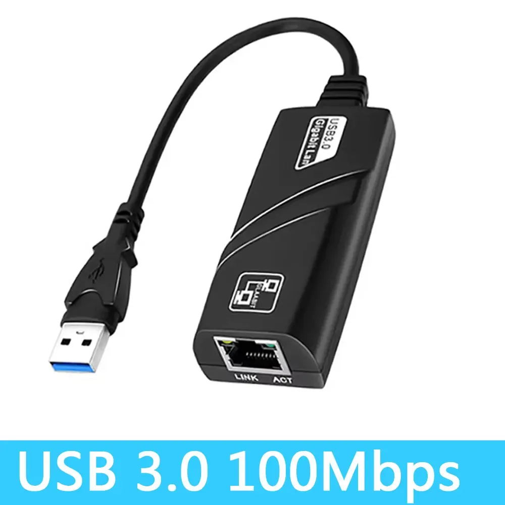Adaptateur réseau Ethernet USB 3.0 vers RJ45 Gigabit 10/100/1000 Mbps, compatible USB-C 11