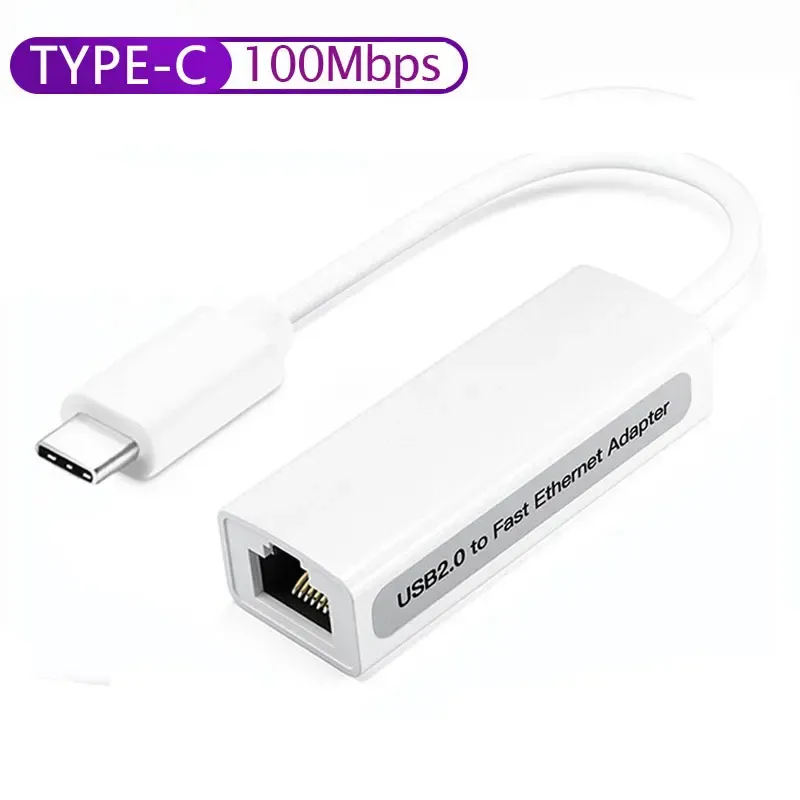 Adaptateur réseau Ethernet USB 3.0 vers RJ45 Gigabit 10/100/1000 Mbps, compatible USB-C 7