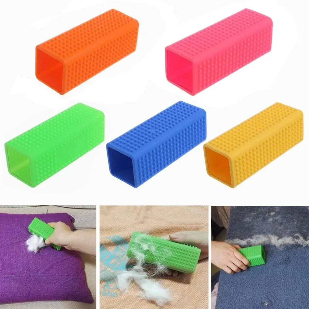 Brosse en silicone pour textiles d'intérieur