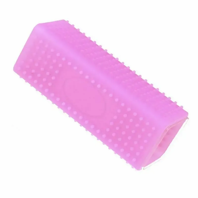 Brosse de nettoyage efficace en silicone creux pour poils d'animaux, pour chiens et chats 10
