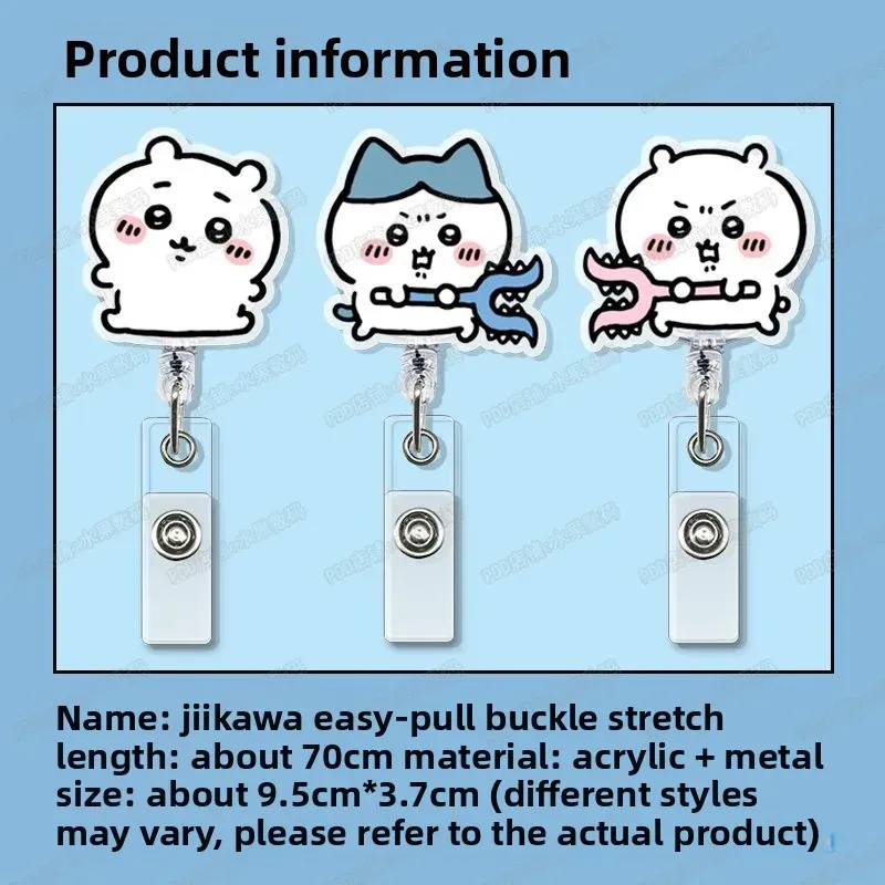 jiyi Porte-Badge Rétractable Kawaii avec Clip pour Carte d'Identité, Infirmière, Médecin et Étudiant 2