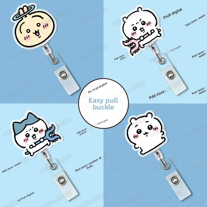 jiyi Porte-Badge Rétractable Kawaii avec Clip pour Carte d'Identité, Infirmière, Médecin et Étudiant 4