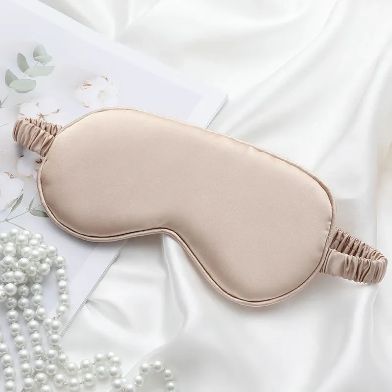 Masque de sommeil en soie double face, bloquant la lumière et respirant, idéal pour le voyage 7