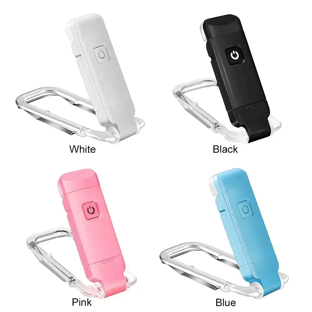 Lampe de lecture LED rechargeable USB à pince, portable, protection des yeux pour livre 3