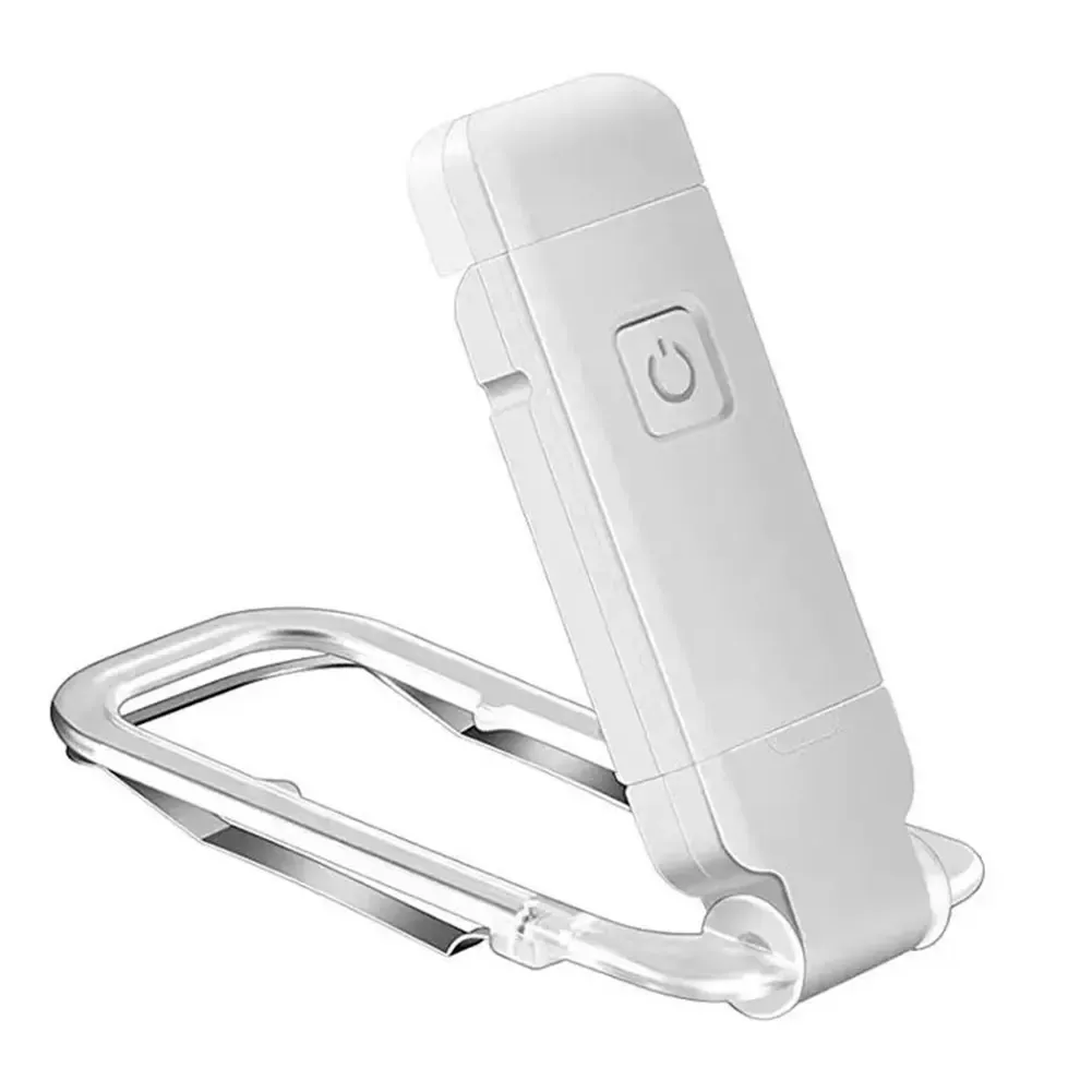 Lampe de lecture LED rechargeable USB à pince, portable, protection des yeux pour livre 13