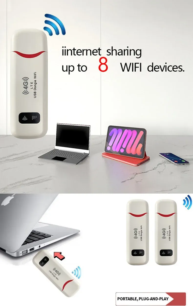 Clé Internet portable en situation