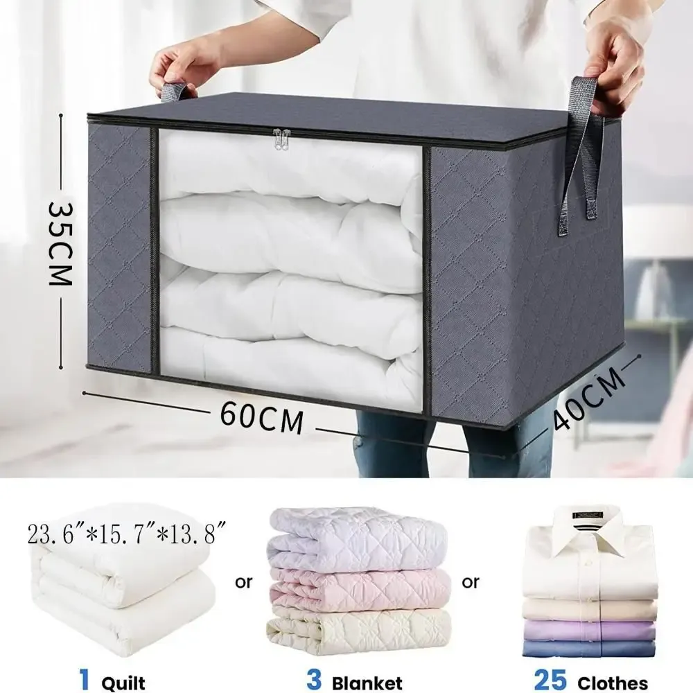 Boîte de rangement pliable avec couvercle