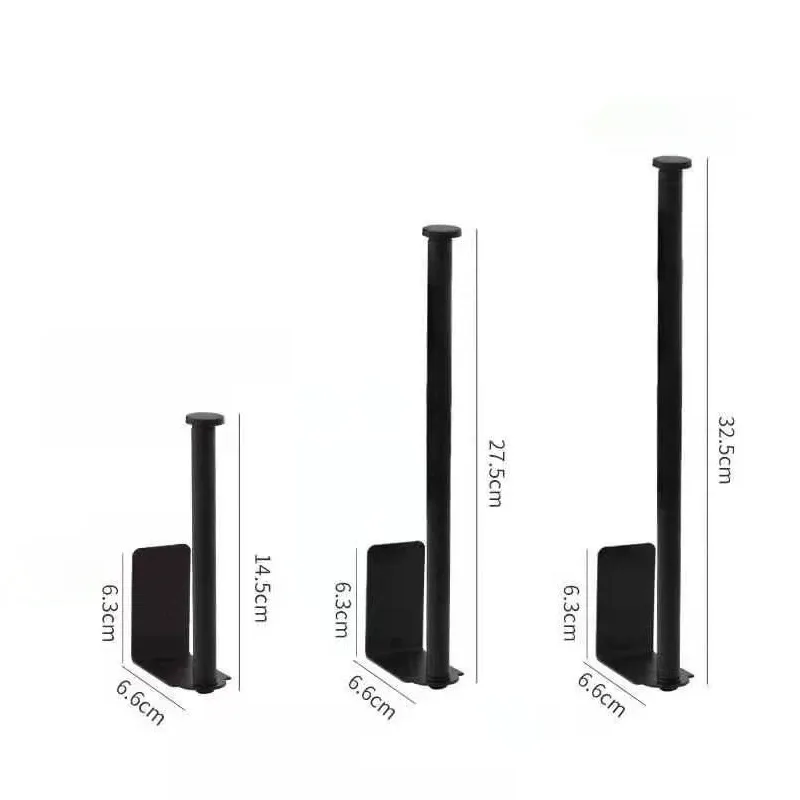 Porte-essuie-tout en acier inoxydable pour sous-évier, support de rangement allongé SNJ007 6