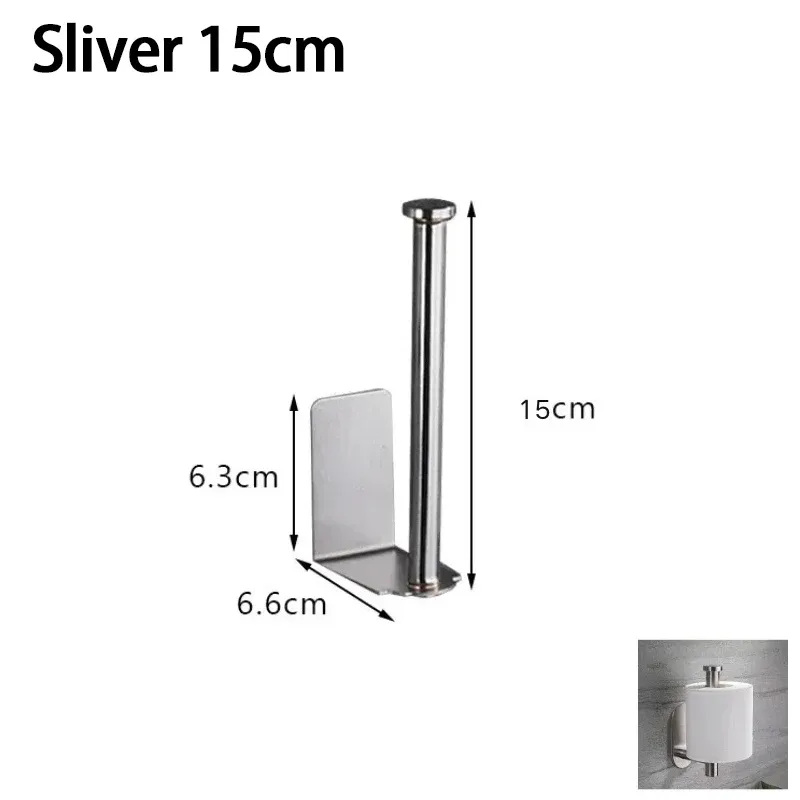 Porte-essuie-tout en acier inoxydable pour sous-évier, support de rangement allongé SNJ007 16