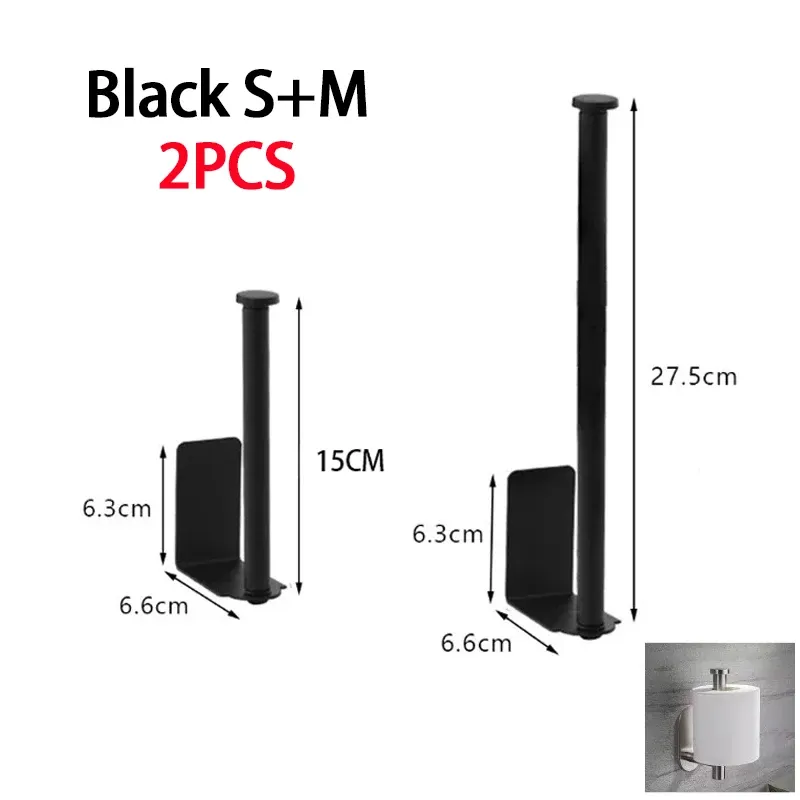 Porte-essuie-tout en acier inoxydable pour sous-évier, support de rangement allongé SNJ007 13