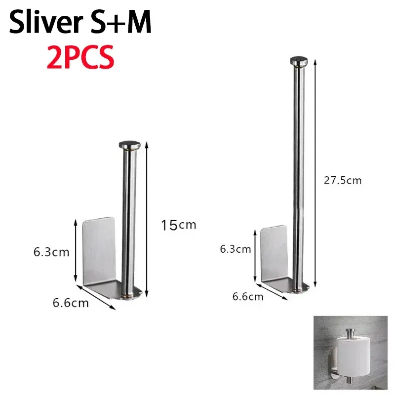 Porte-essuie-tout en acier inoxydable pour sous-évier, support de rangement allongé SNJ007 10
