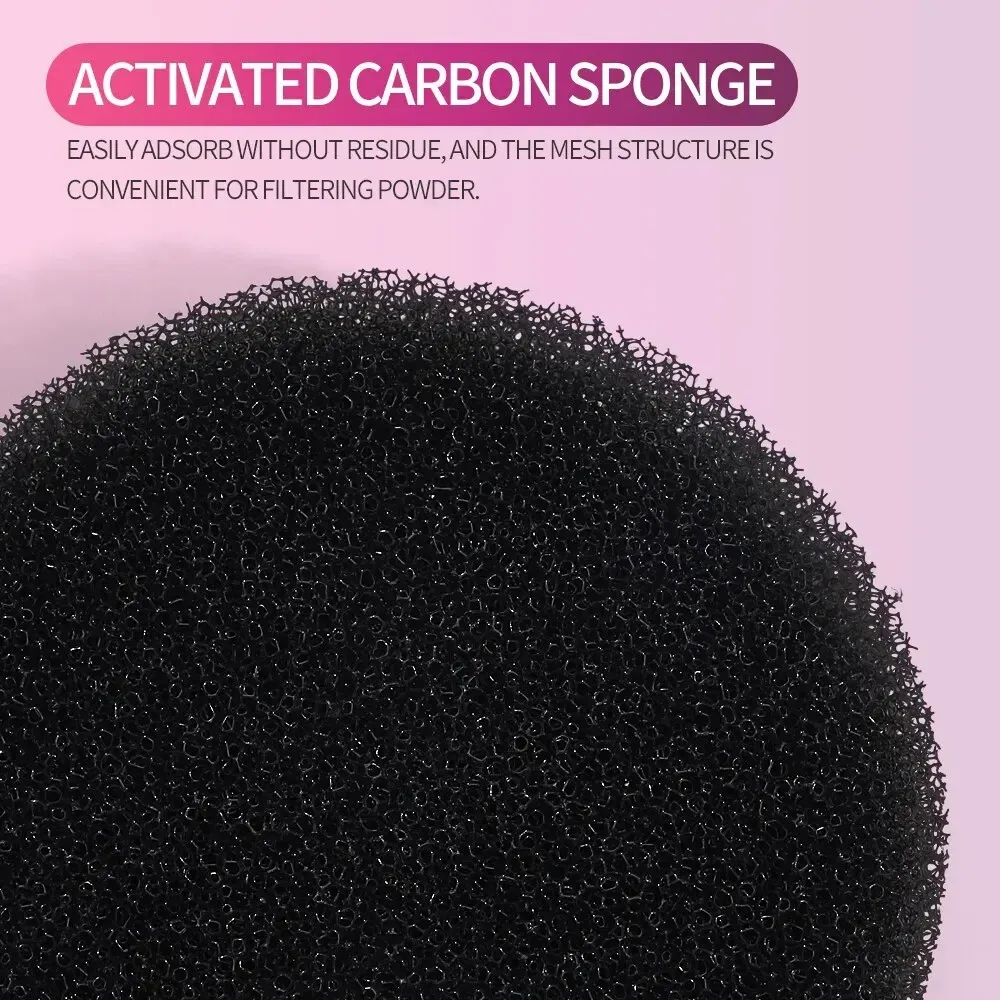 Éponge de nettoyage pour pinceaux de maquillage, 1 pièce, brosse cosmétique, séchage, lavage, fard à paupières, élimination des couleurs, étui de nettoyage portable 5
