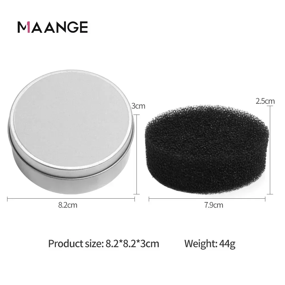 Éponge de nettoyage pour pinceaux de maquillage, 1 pièce, brosse cosmétique, séchage, lavage, fard à paupières, élimination des couleurs, étui de nettoyage portable 6