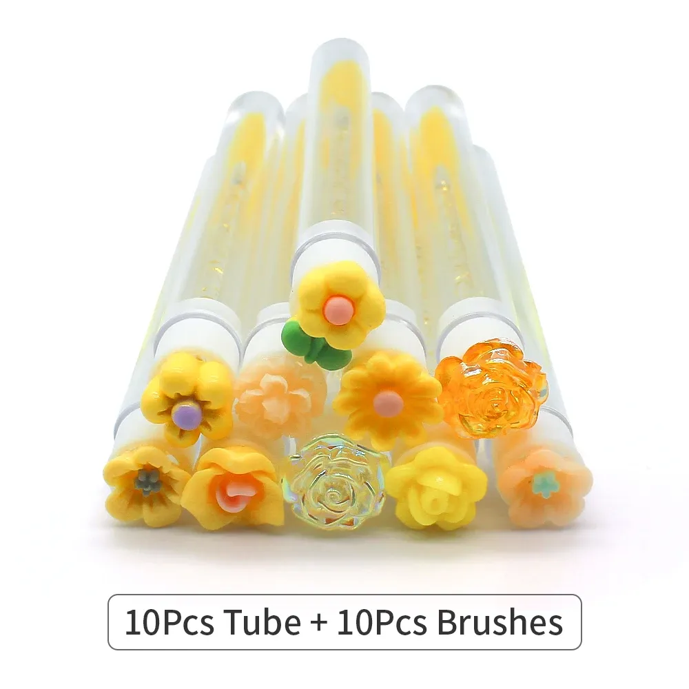 Tubes de brosse à cils réutilisables, lot de 10 ou 50 pièces, brosse à sourcils, baguettes de cils remplaçables, nettoyeur anti-poussière, tubes de rangement, outil de maquillage 6
