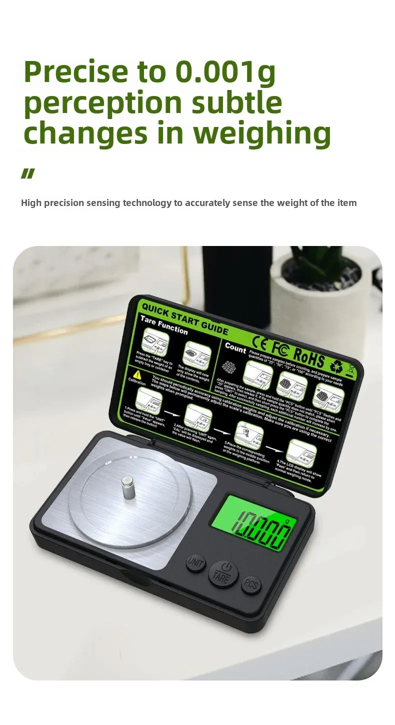 Mini balance numérique, utilisation en cuisine