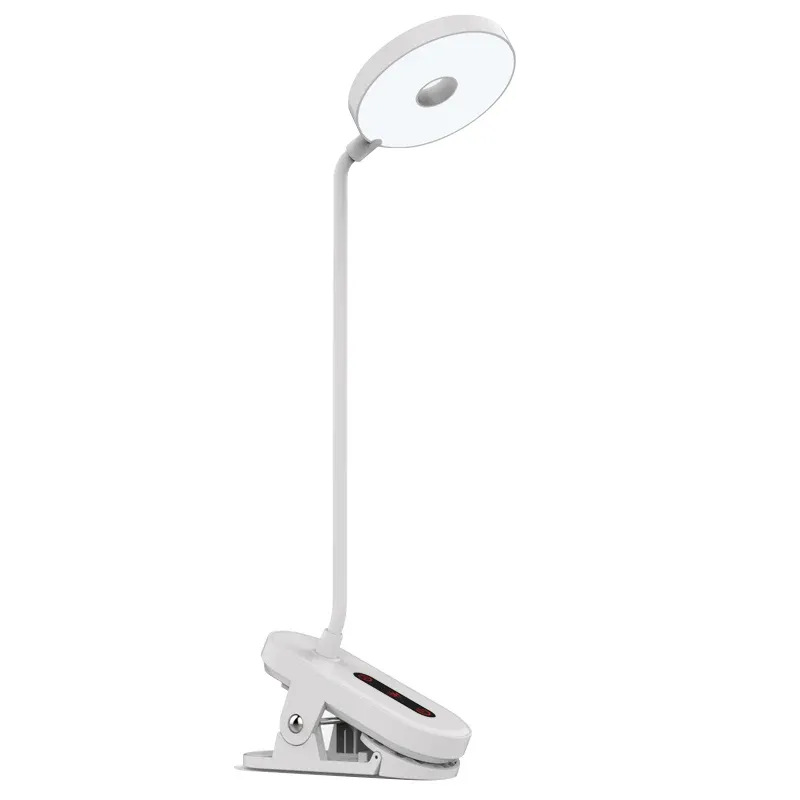 Lampe de bureau LED portable rechargeable par USB, à intensité variable et commande tactile, avec protection des yeux pour la lecture et l'étude 10