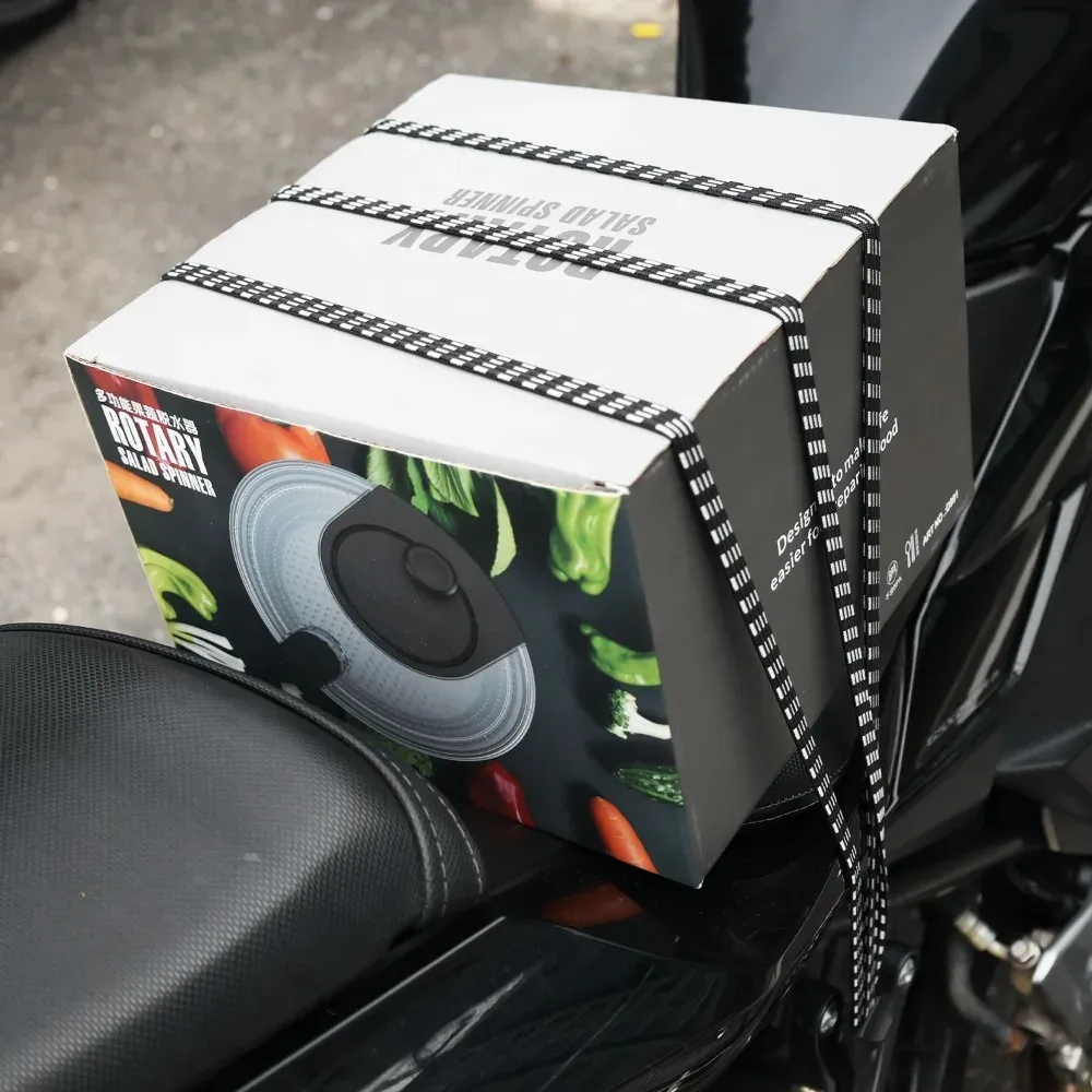 Sangle élastique réglable de 90 cm avec crochet pour moto 4