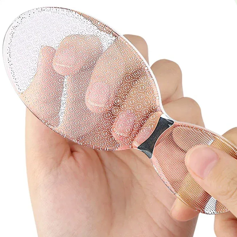 Râpe à pieds en verre nano, finition détaillée