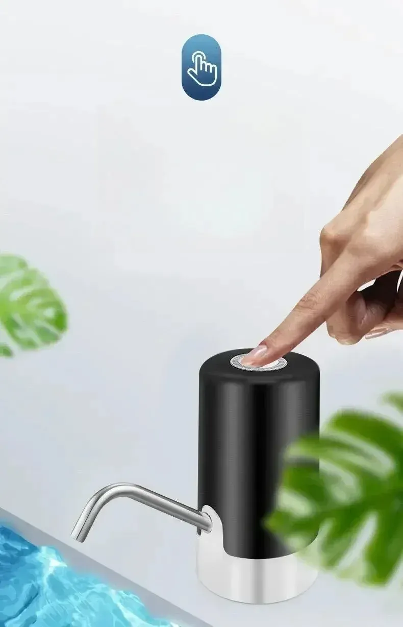 Distributeur d'eau en situation d'usage dans un intérieur moderne