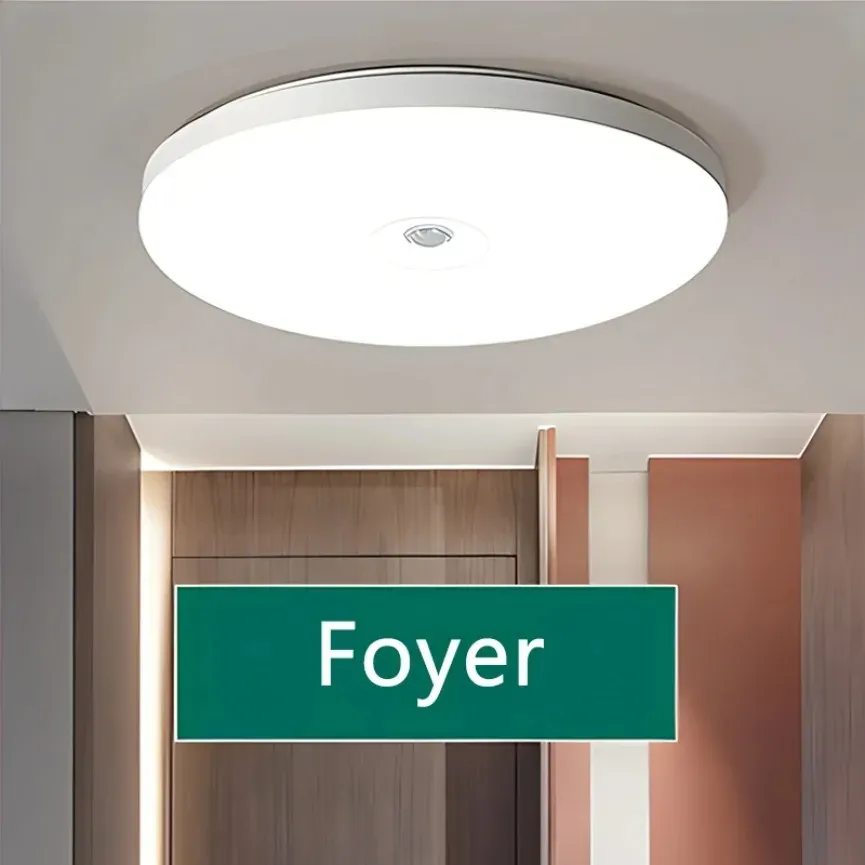Détecteur de mouvement infrarouge LED pour plafonnier, éclairage automatique pour couloir, escalier et balcon 2
