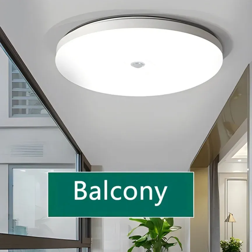 Détecteur de mouvement infrarouge LED pour plafonnier, éclairage automatique pour couloir, escalier et balcon 3