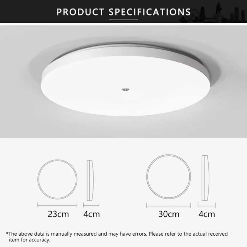 Détecteur de mouvement infrarouge LED pour plafonnier, éclairage automatique pour couloir, escalier et balcon 6