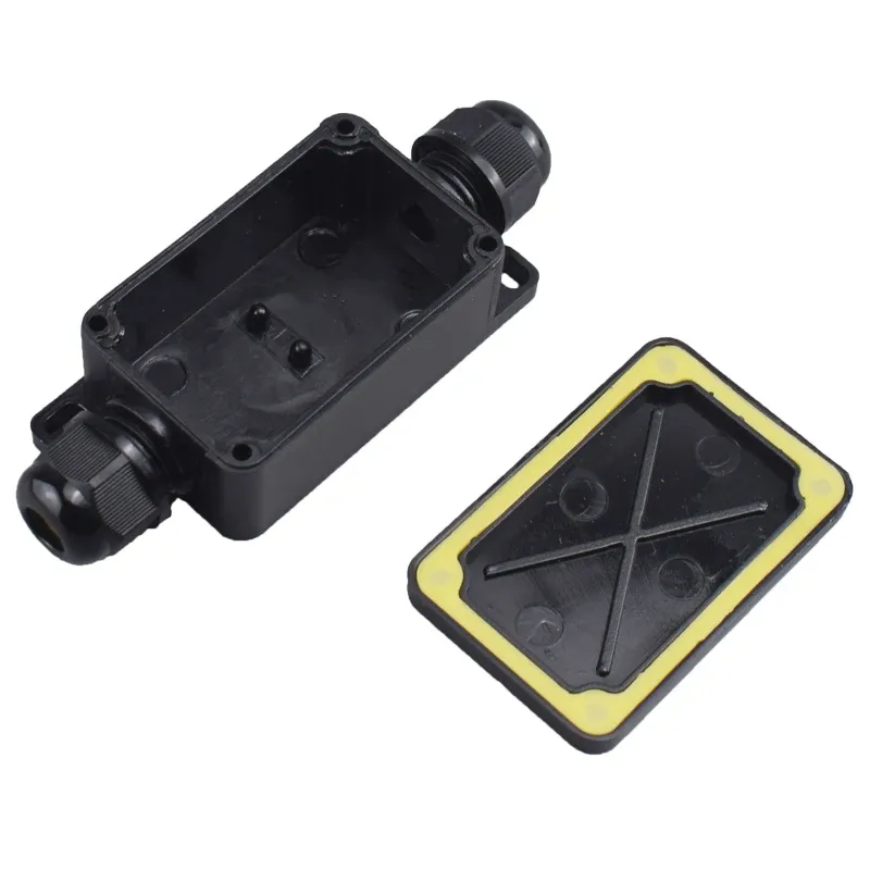 Boîte de jonction étanche IP66 à 2 et 3 voies, connecteurs de câble 3 à 6,5 mm, scellée, ignifuge, pour usage extérieur 2