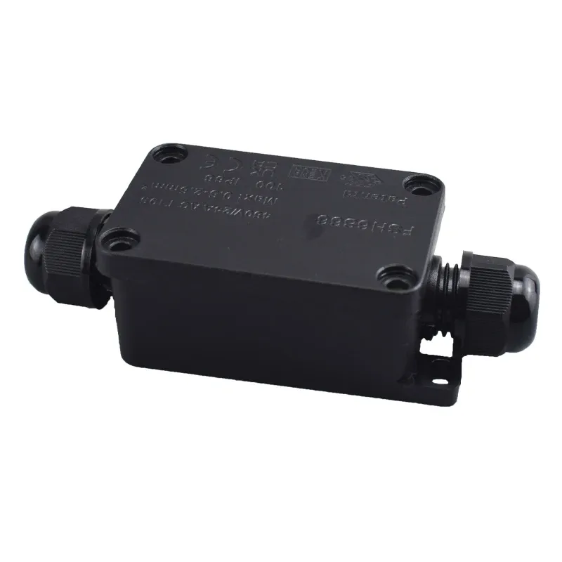 Boîte de jonction étanche IP66 à 2 et 3 voies, connecteurs de câble 3 à 6,5 mm, scellée, ignifuge, pour usage extérieur 3