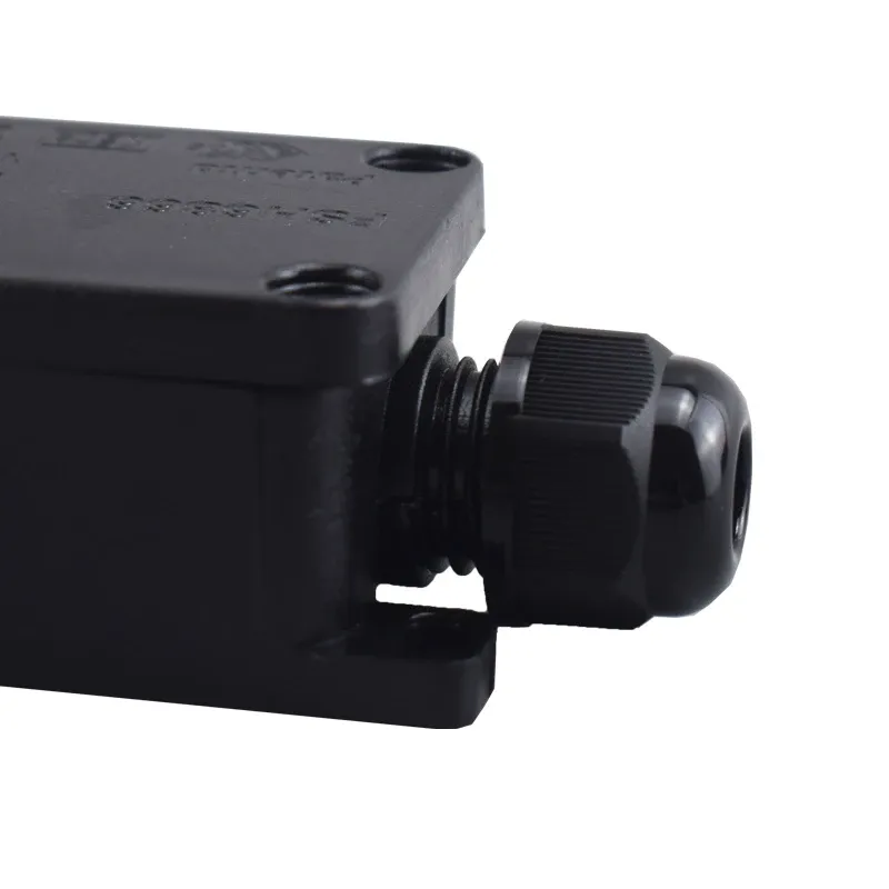 Boîte de jonction étanche IP66 à 2 et 3 voies, connecteurs de câble 3 à 6,5 mm, scellée, ignifuge, pour usage extérieur 5