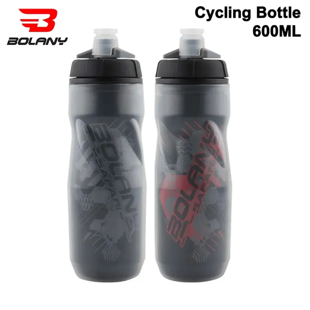 Bouteille d'eau de vélo 600 ml Bolany, bouteille de cyclisme VTT en PP5 résistante à la chaleur et au froid, gourde de sport en plein air - Image 1